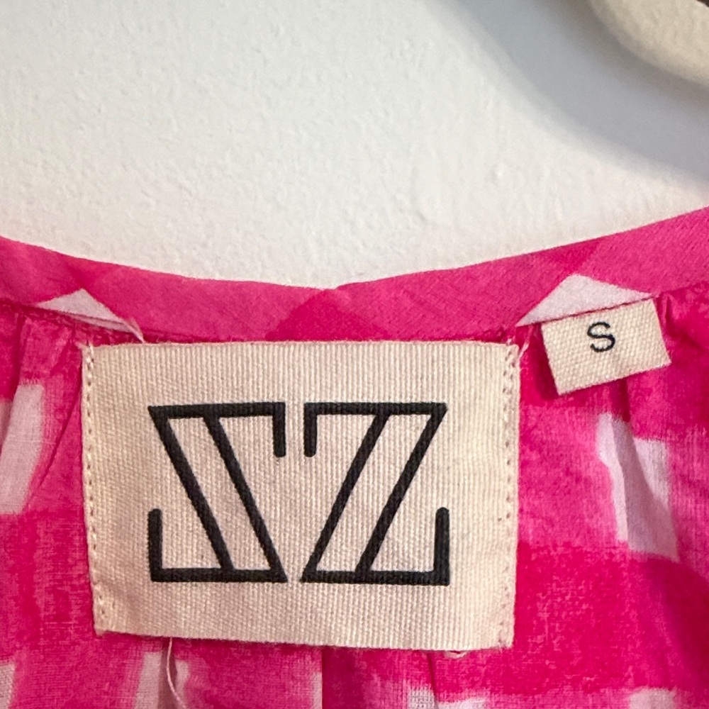 Tuckernuck Pink White Gingham Mini Dress - Picture 3 of 8